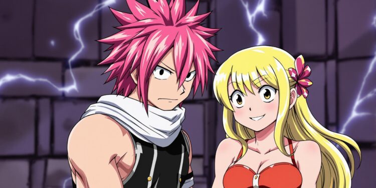 Character analysis of protagonists Natsu Dragneel and Lucy Heartfilia in Fairy Tail manga/anime series