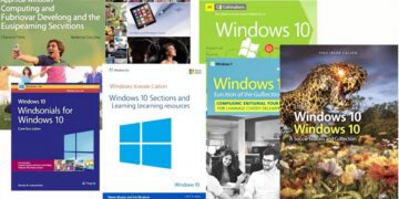 Windows 10 instructional books and learning resources
