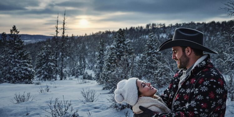 Movie Cast and Production - A Cowboy Christmas Romance (2023 Holiday Film)