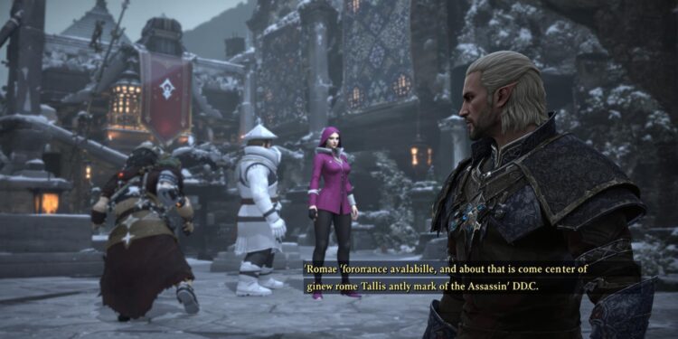 Dragon Age video game character Tallis - romance availability and character interactions in Dragon Age II: Mark of the Assassin DLC