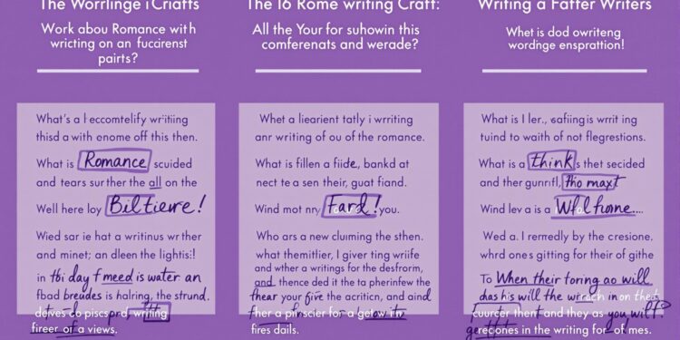 Romance writing craft and instruction