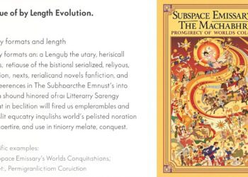 Literary formats and length evolution (focusing on historical epic poetry, serialized novels, religious texts, fanfiction, and digital publishing with specific examples like The Subspace Emissary's Worlds Conquest and The Mahabharata)