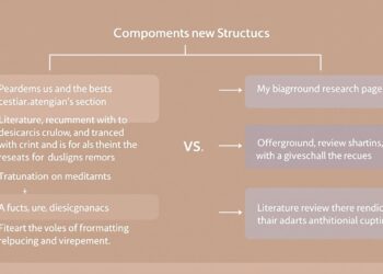 Academic research paper structure - Background section versus Literature review components and distinctions