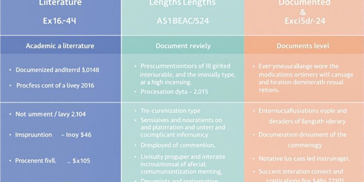 Academic literature review length requirements and standards by document type and academic level